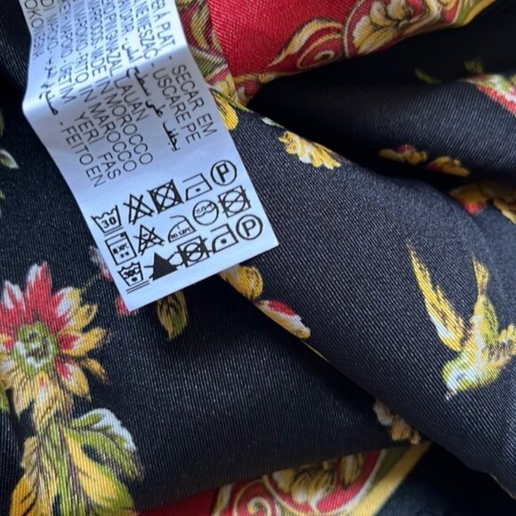 ZARA Scarf floral printed top - Picture 8 of 8